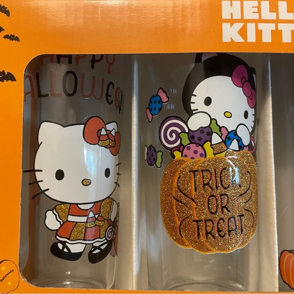 💖Hello Kitty Halloween Glassware Set - Picture 3 of 5